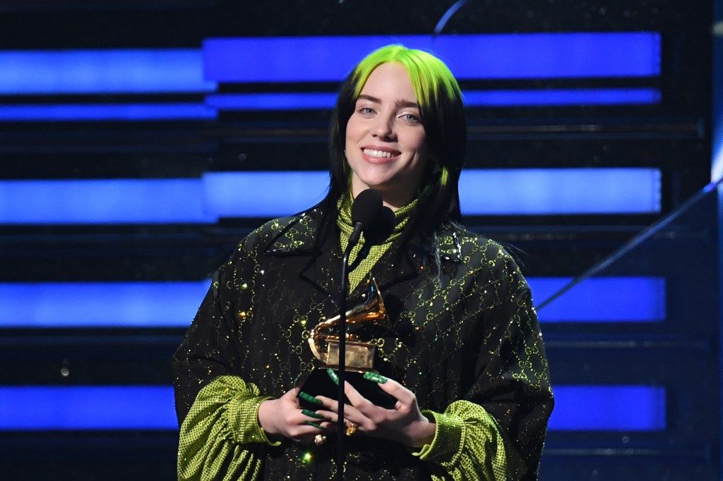 Billie Eilish sweeps top Grammy awards