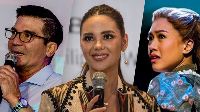 WALK OF FAME 2020. Catriona Gray, Rachelle Ann Go, and Edu Manzano are among those getting stars at the Walk of Fame in Eastwood. File photos by Rob Reyes/Rappler/Instagram/@lesmizofficial 