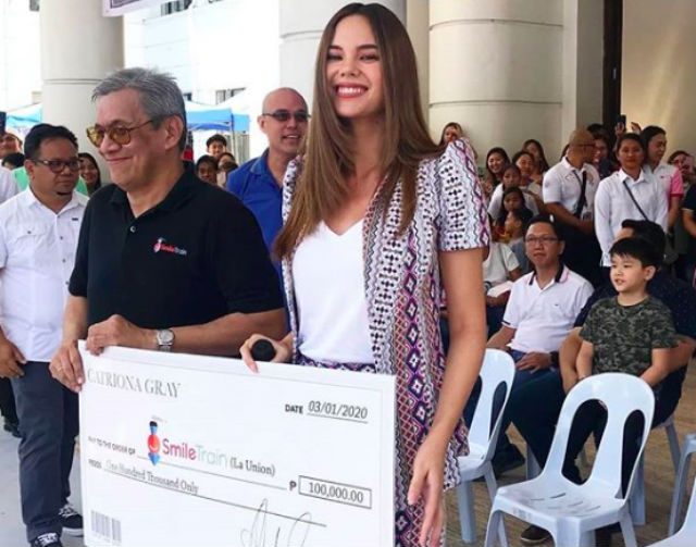 IN PHOTOS: Catriona Gray visits La Union for Smile Train