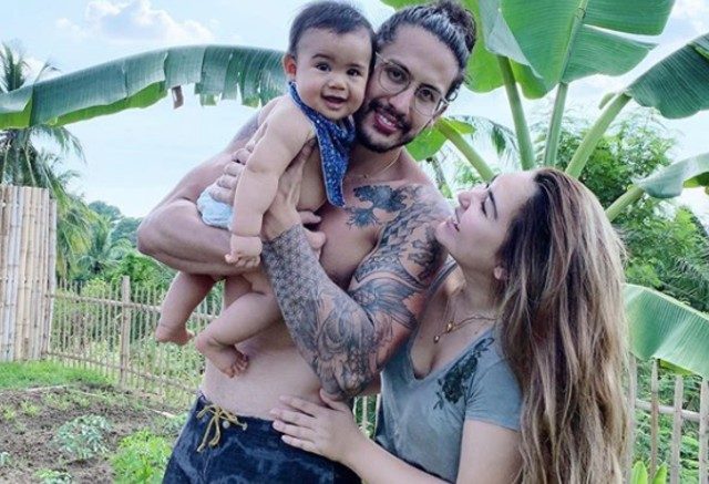It’s the simple life for Gwen Zamora, David Semerad, and baby Cooper