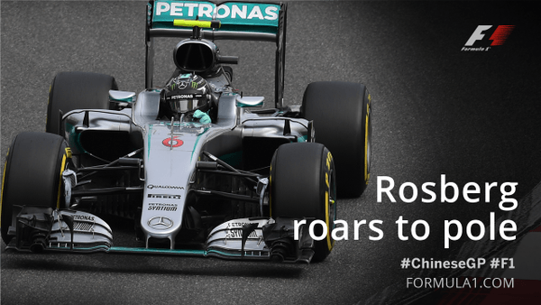 Hasil Kualifikasi GP China: Rosberg tercepat, Rio di depan Hamilton