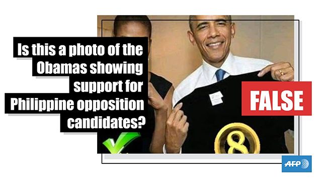 FALSE: A photo of the Obamas showing support for PH opposition candidates