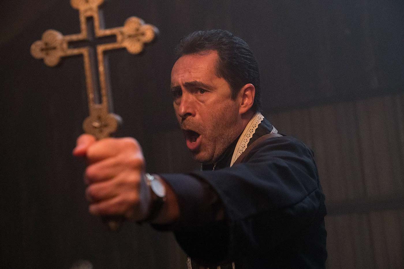 IN THE NAME OF GOD. A priest  tries to fight the evil in 'The Nun.' 