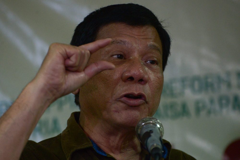 Duterte denies being a ‘spoiler’ candidate for Binay