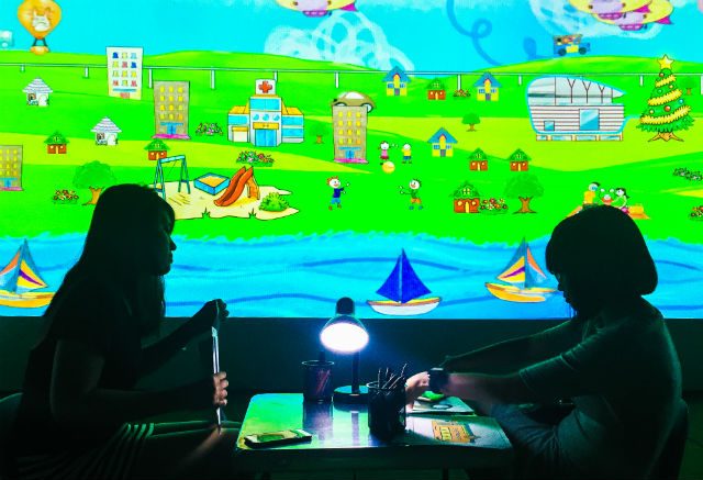 Check out digital play place Future Park, where your artwork comes to life