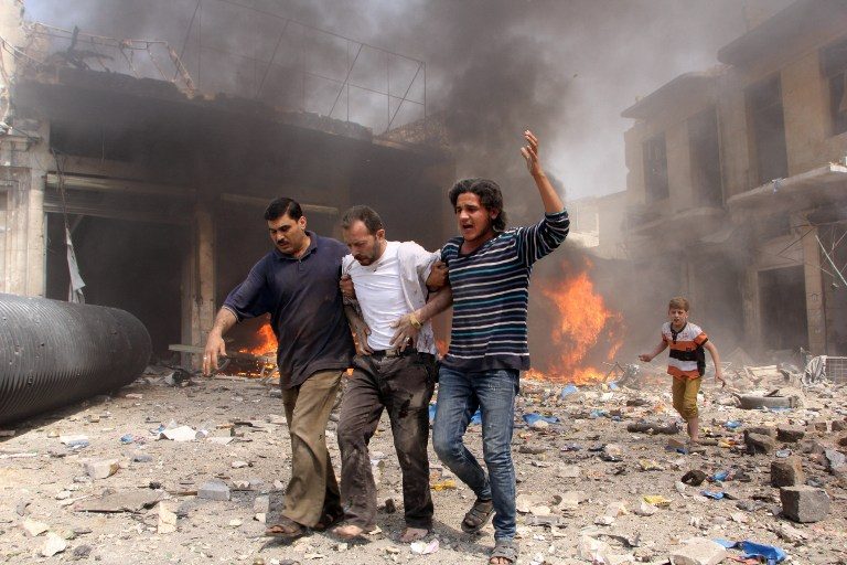 Syria regime barrel bombs kill 37 as ISIS pushes Hasakeh offensive