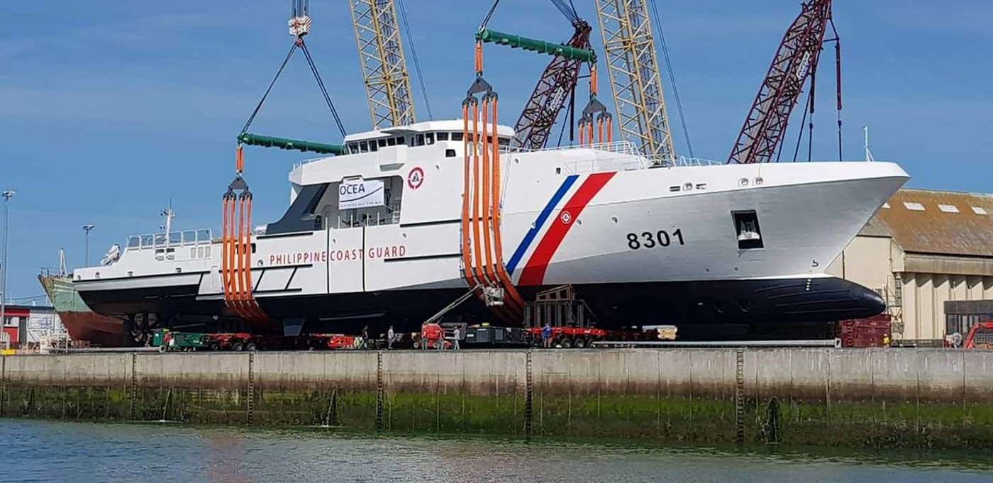 Coast Guard gets modern patrol ship from France