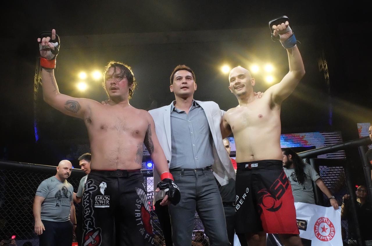 BARON VS KIKO. Baron Geisler and Kiko Matos both say they are now okay with each other after fighting it out on URCC Fight Night. Photo by Alecs Ongcal/Rappler 