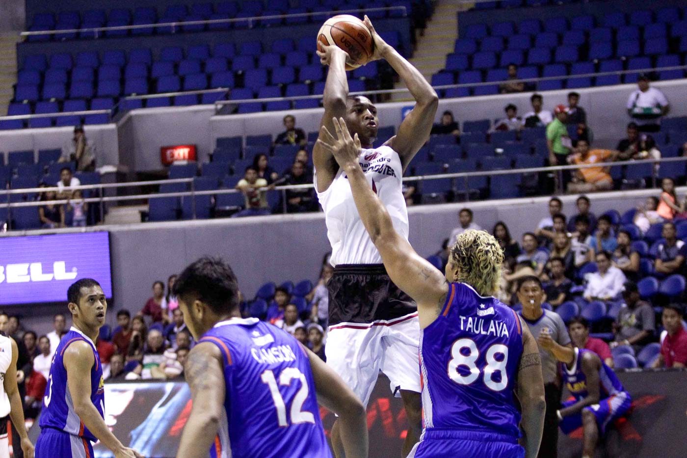 White posts double-double as Mahindra fends off NLEX for first win