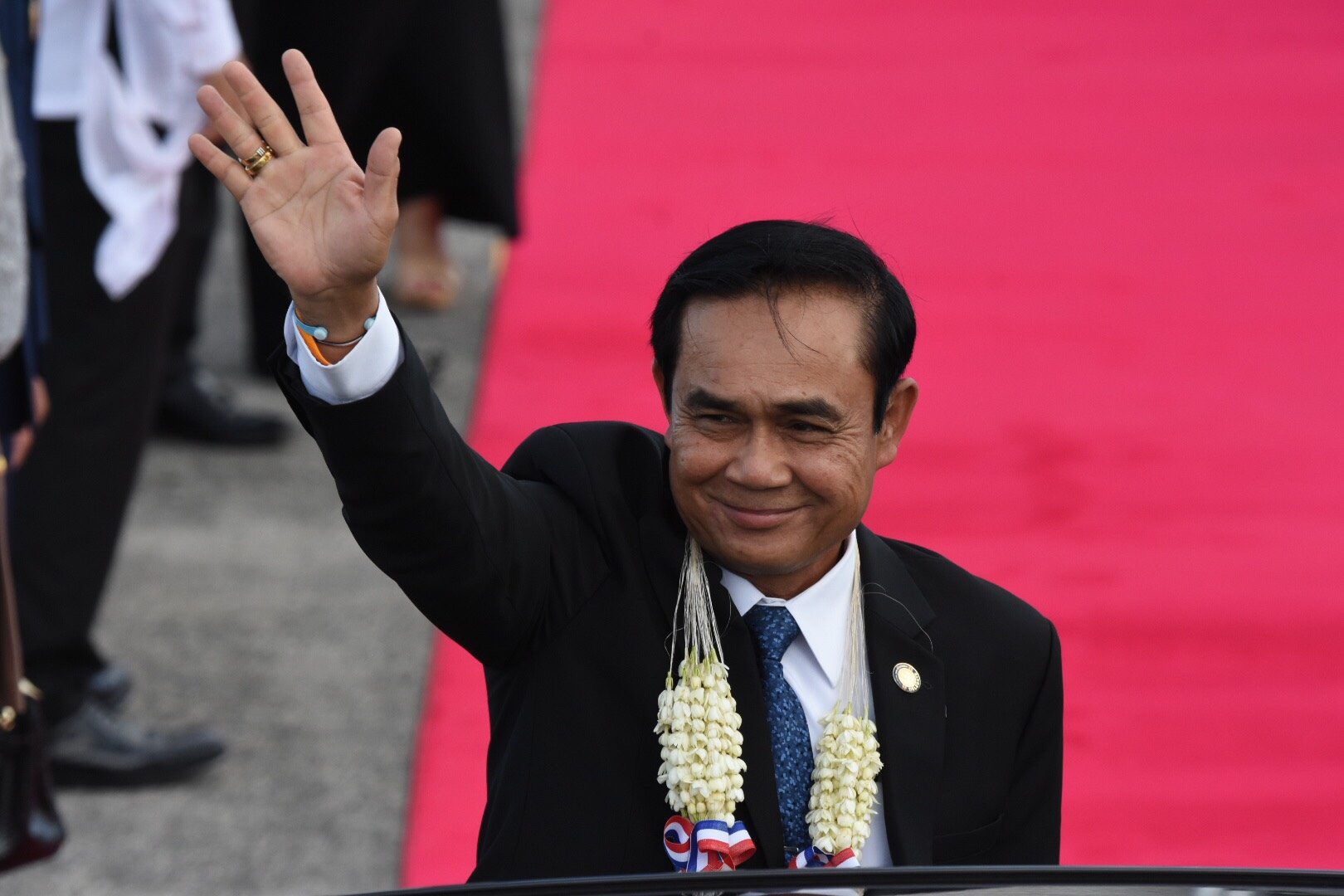 Thai PM says elections to be held no later than February next year