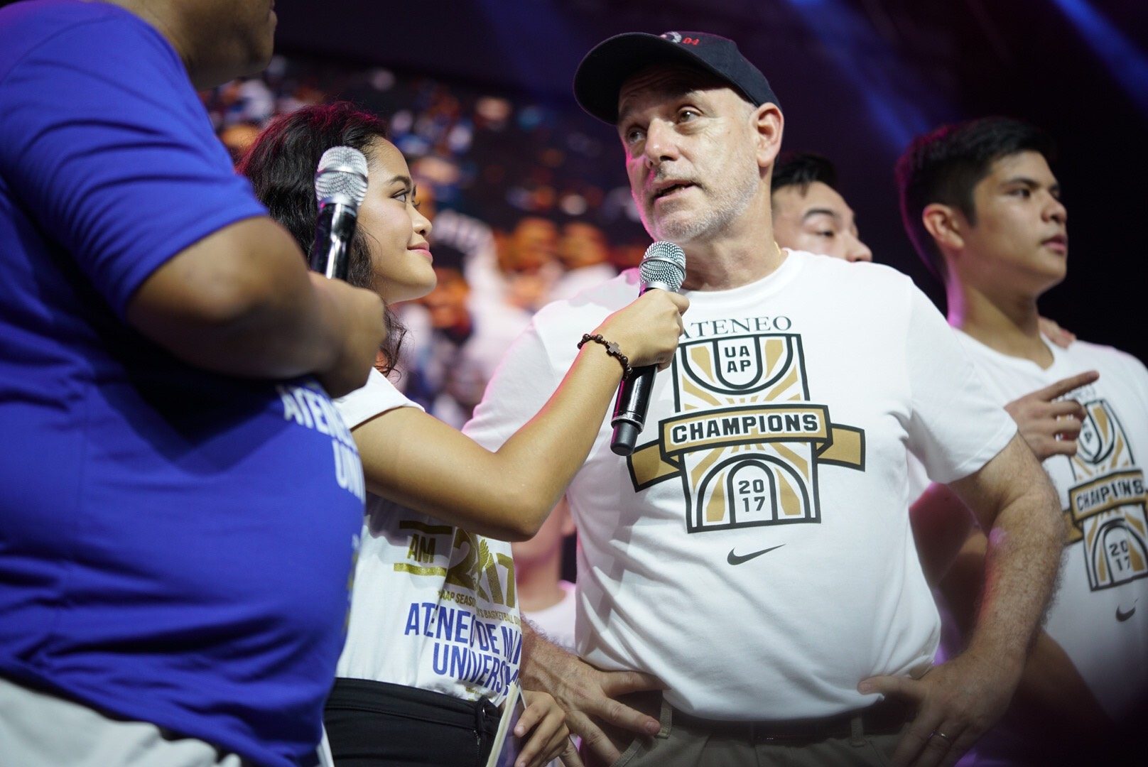 MASTERMIND. Coach Tab Baldwin is the genius behind the championship title of the Ateneo men's basketball team. Photo by Martin San Diego/Rappler 