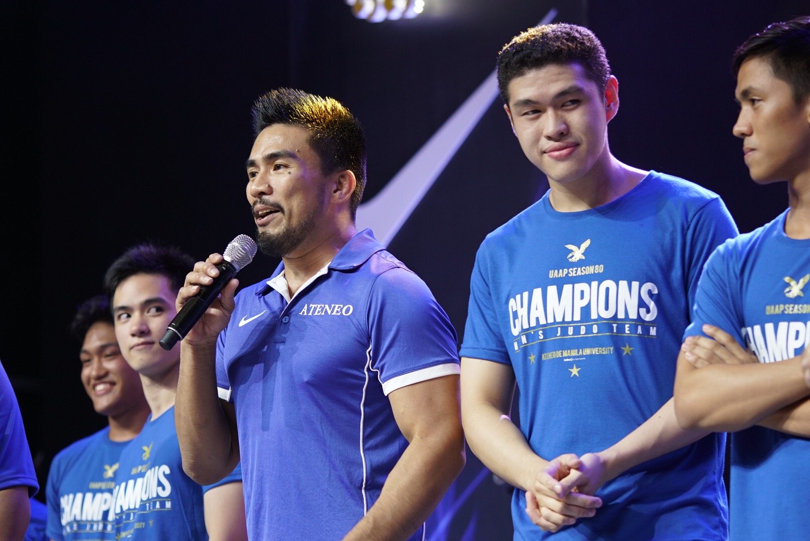 MORE THAN 2-PEAT. The coach of the reigning UAAP Men's Judo champion team Ali Sulit speaks highly of his team including his players who are currently abroad for a tournament. Photo by Martin San Diego/Rappler 