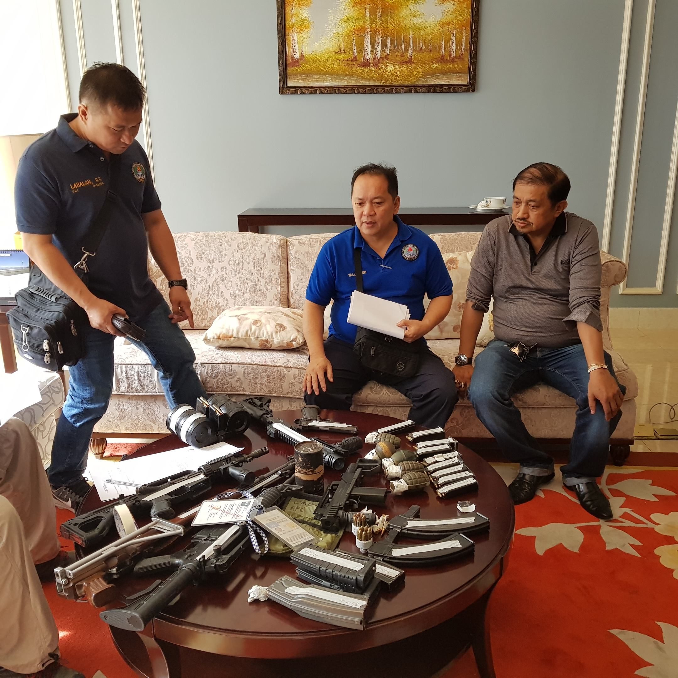 Marcos ‘son’ arrested in Clark Freeport for guns, grenades