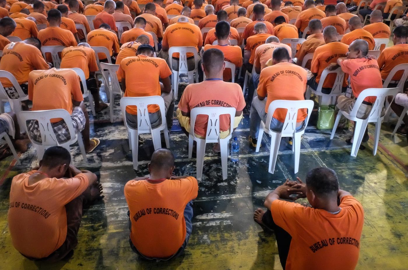 OVERCROWDED. The maximum security compound of the NBP is overcrowded, housing over 16,000 inmates when it can accommodate only 6,000. Photo by LeAnne Jazul/Rappler   