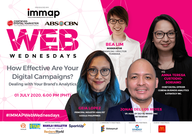 Start July with the next session of #IMMAP Web Wednesdays
