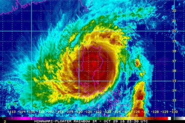 Typhoon Rosita heads for Ifugao after Isabela landfall