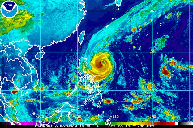 5 areas under Signal No. 2 due to Typhoon Rosita
