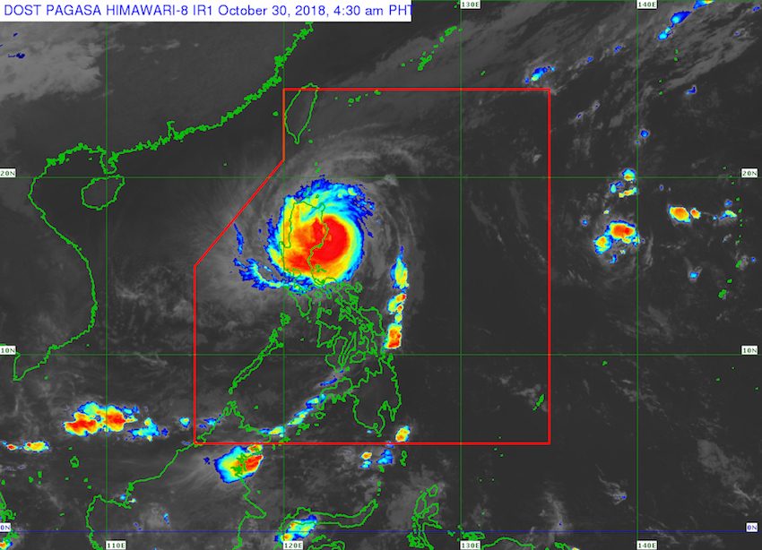 Typhoon Rosita makes landfall in Isabela