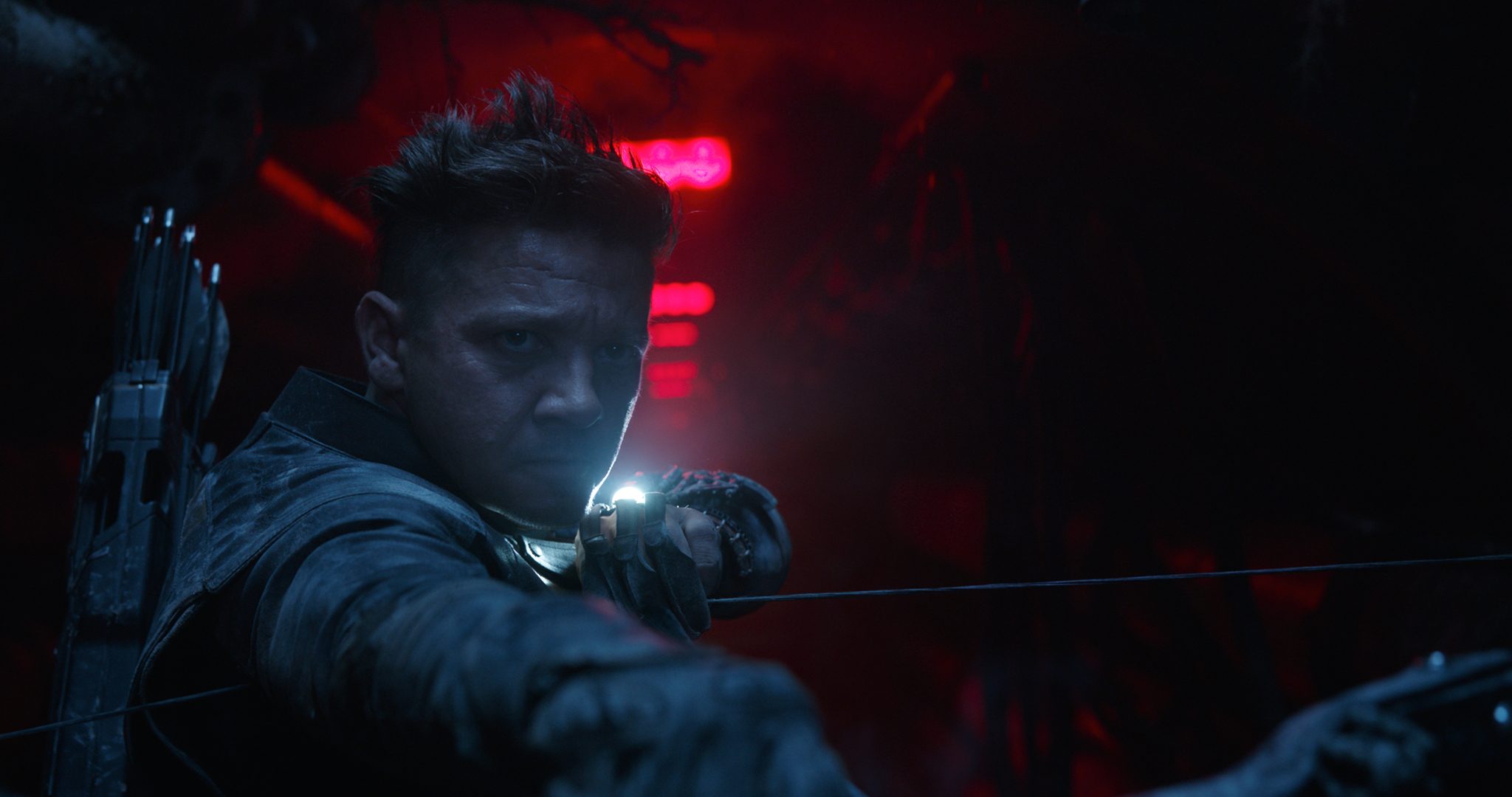 BACK. Hawkeye/Clint Barton (Jeremy Renner) makes a return after being absent in 'Infinity Wars.'  
