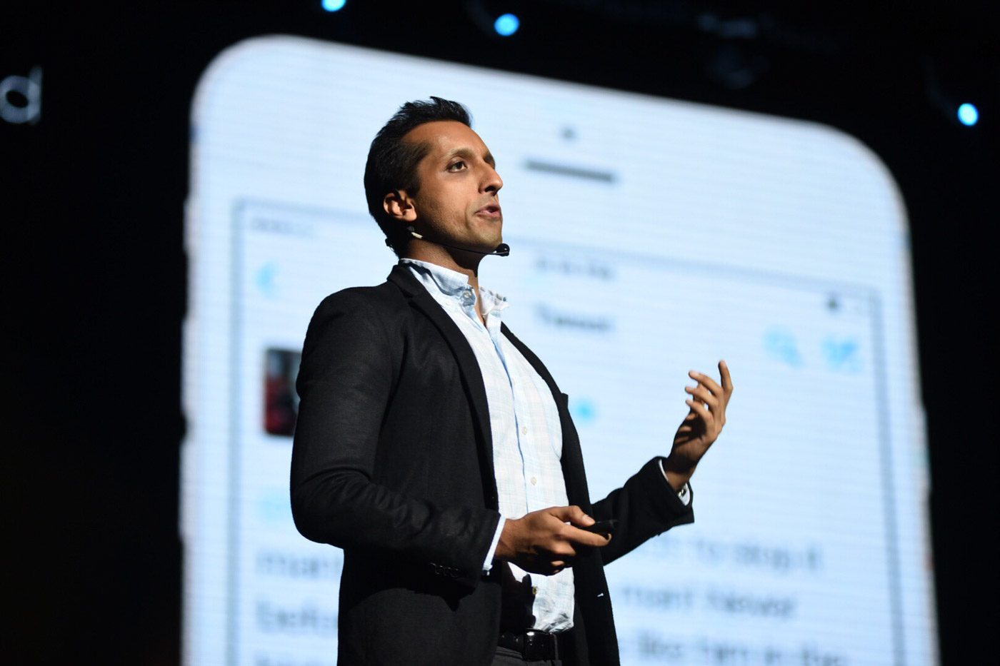 THE RISE OF "3D CULTURE." Twitter's Rishi Jaitly. Photo by Martin San Diego/Rappler 