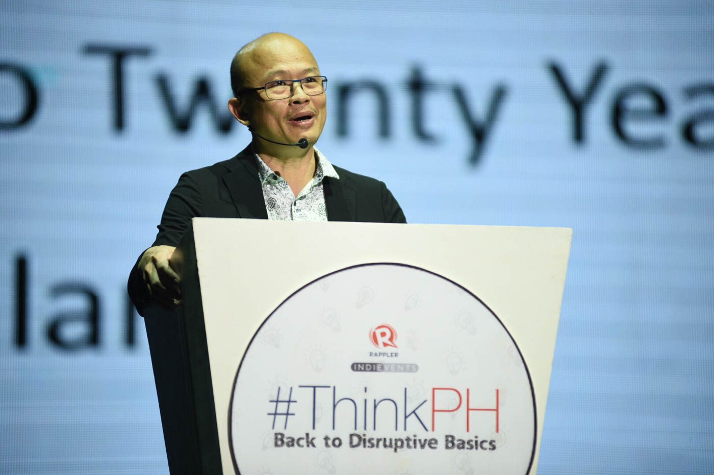 SINGULARITY WILL DEFINE OUR FUTURE. Peng T. Ong of Monk's Hill Ventures. Photo by Martin San Diego/Rappler 