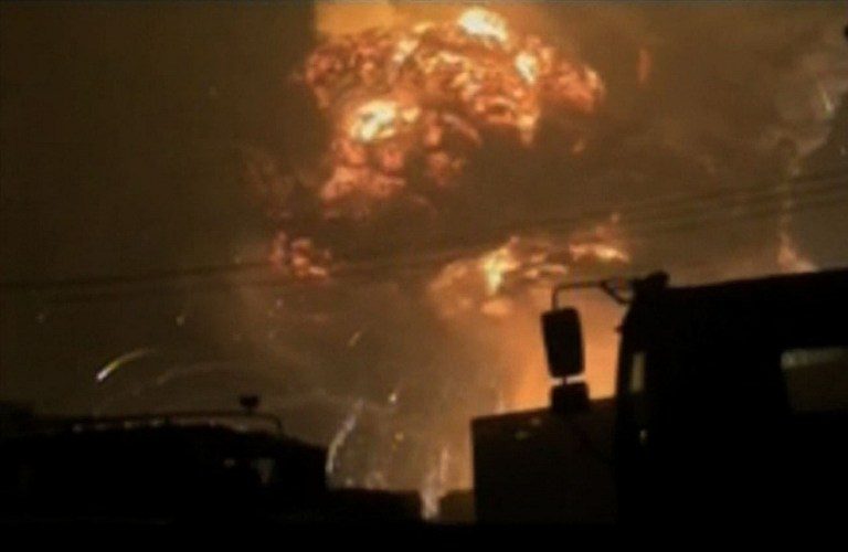 Huge China explosions leave at least 50 dead