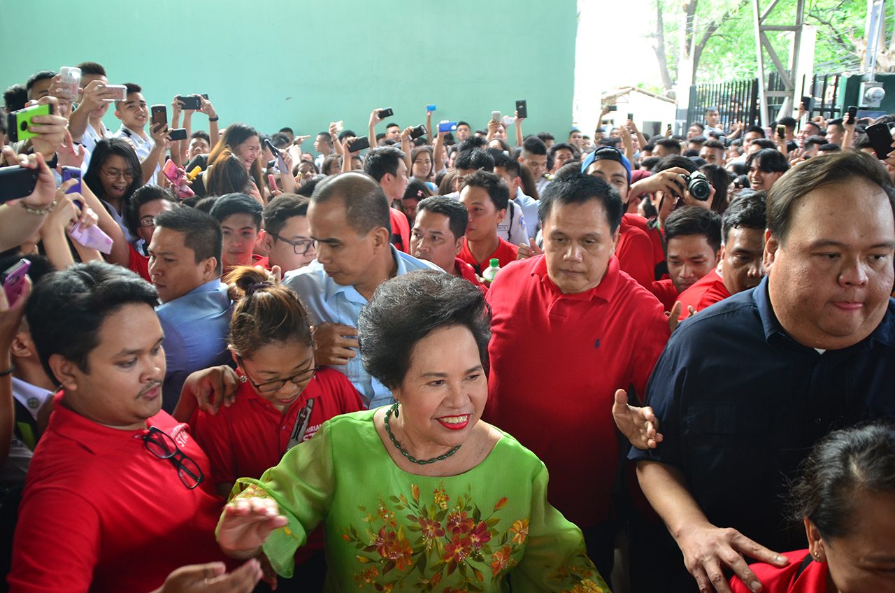 Does Miriam Santiago own the youth vote?