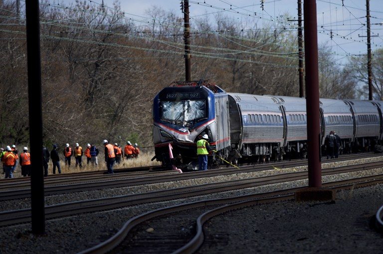Two dead, dozens hurt as train derails near Philadelphia