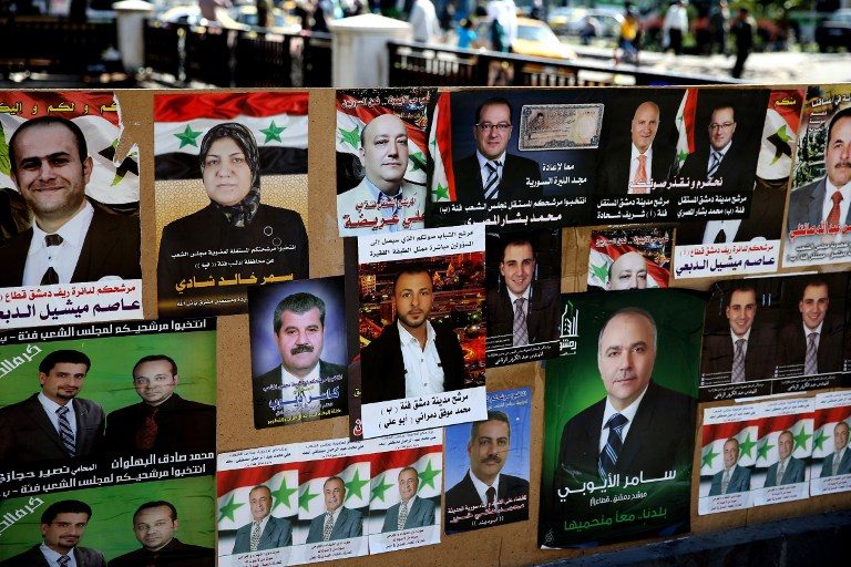 Syria parliamentary election campaign on war footing
