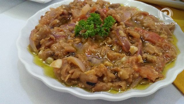 FUL MEDAMES. A popular breakfast food made of fava beans, lemon, olive oil and garlic.