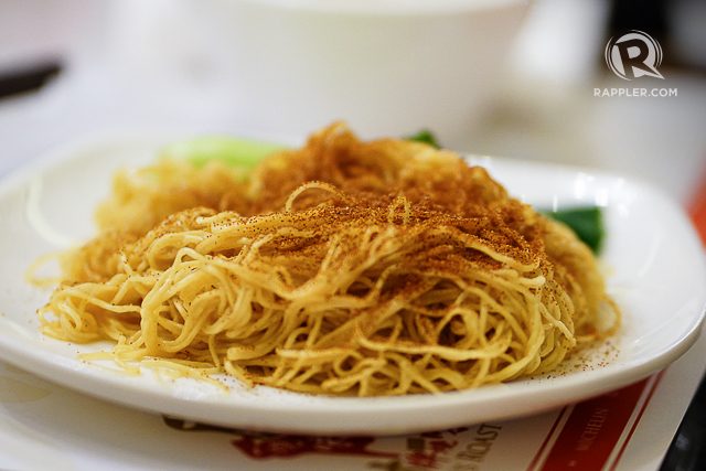 Briased noodles with shrimp roe 