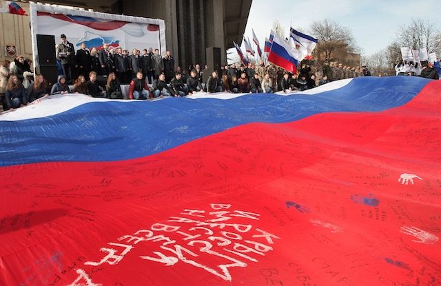 Crimea marks a year of Russian rule