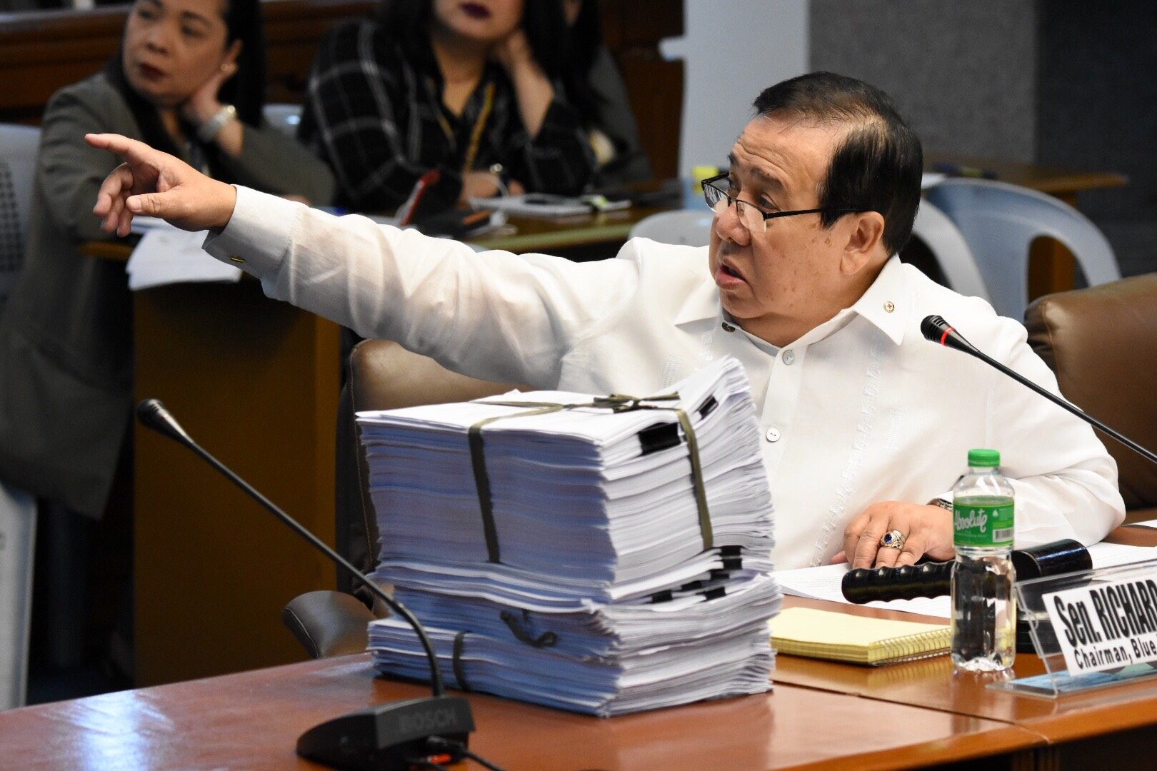 Senate reprimands Aguirre for private meeting with Jack Lam