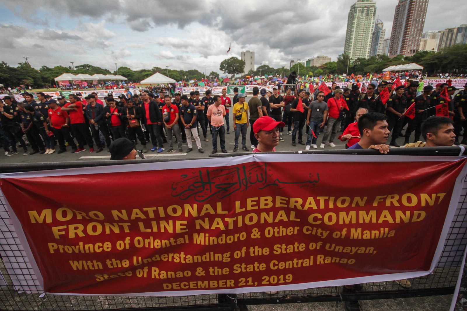 MNLF SUPPORT. The former rebel movement grabs headlines again. Photo by Lito Borras/Rappler 