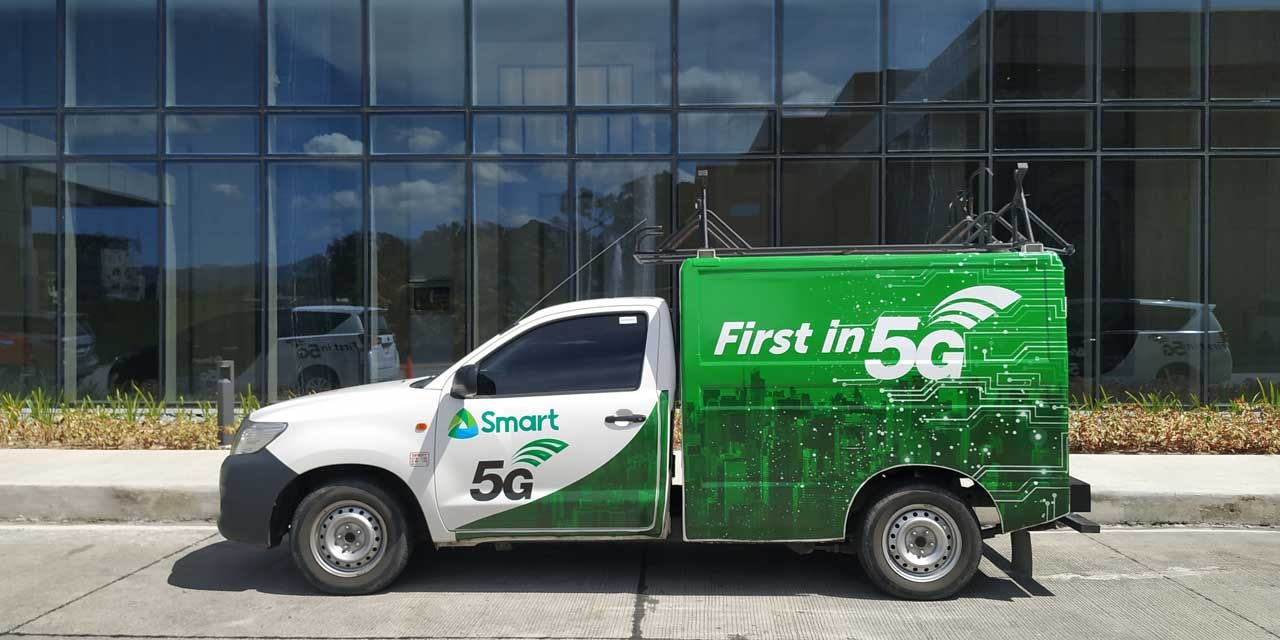 LOOK: Smart 5G banners, 5G-branded vehicles in Clark