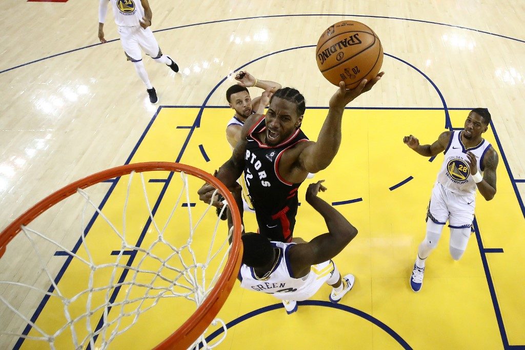 Raptors crush weakened Warriors for 2-1 NBA Finals lead