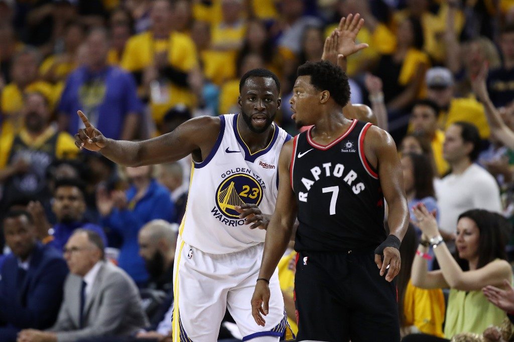 Lowry praised for calm after shove by Warriors investor