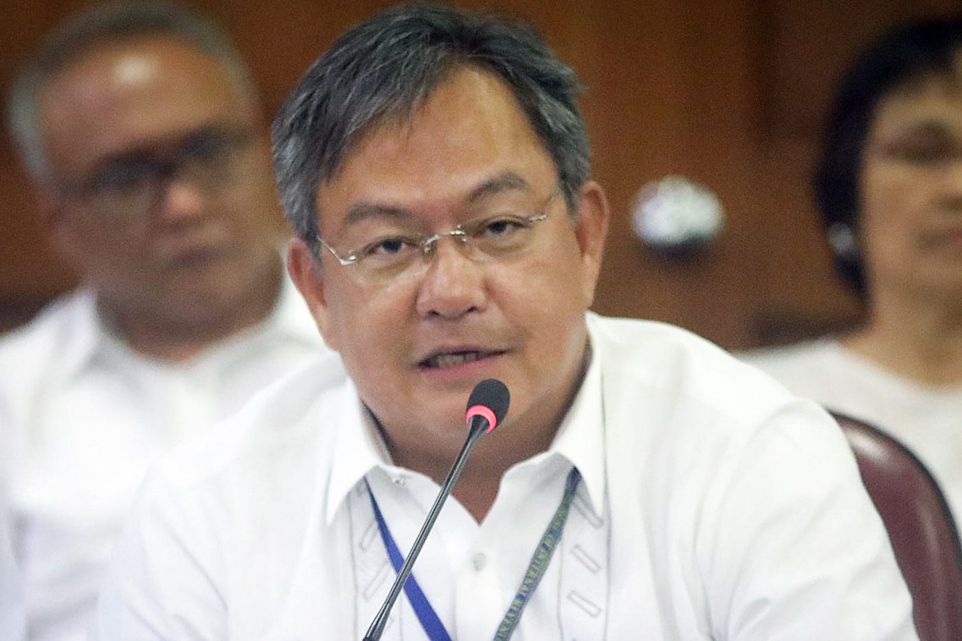 BIR. Resource person Atty Arnel Guballa, Deputy Commissioner for Operations of BIR, testifies before the House Committee on Justice on February 19, 2018. File photo by Darren Langit/Rappler  