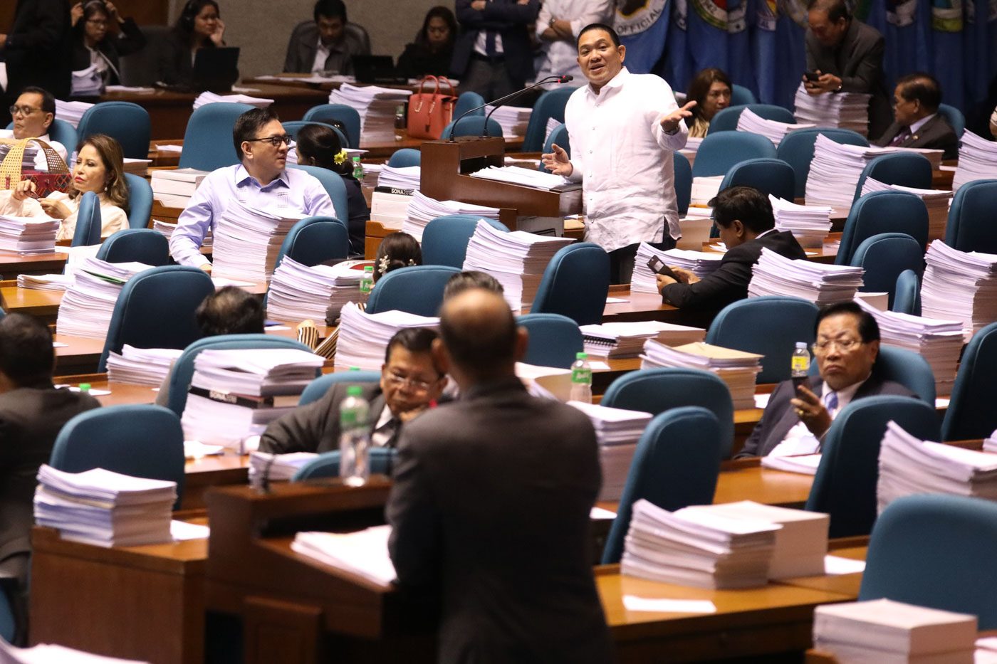 DOUBTS. Not all congressman share Andaya's belief that Diokno is using his influence as DBM chief to bag contracts in Sorsogon and reserve funds for administration bets in the 2019 elections. File photo by Darren Langit/Rappler  