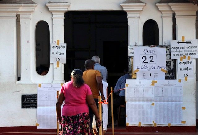 Ex-strongman Rajapakse plans comeback as Sri Lanka votes