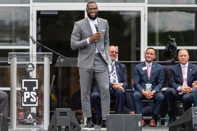 NBA honors LeBron for work with Ohio youth