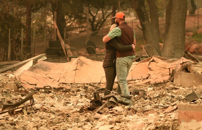 Firefighters battle blazes on 2 fronts in California, 44 dead