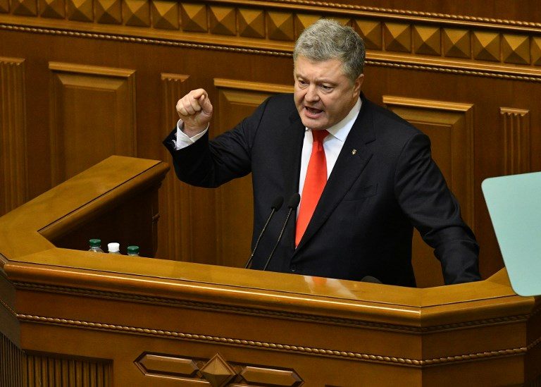 Ukrainian president warns of threat of ‘full-scale war’ with Russia