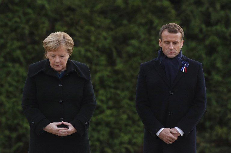 Macron, Merkel aim to present united stance in Trump era
