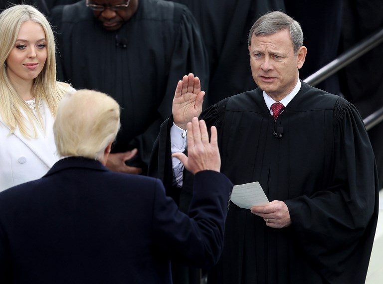 Trump hits back at U.S. Supreme Court chief justice after rare rebuke