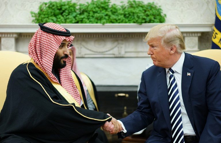 Trump thanks Saudi Arabia for lower oil prices