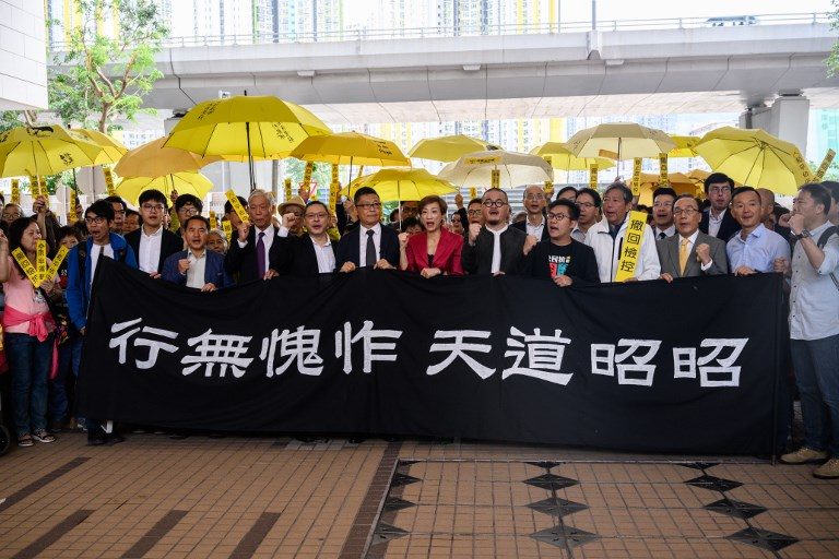Hong Kong democracy leaders plead not guilty in Umbrella Movement trial