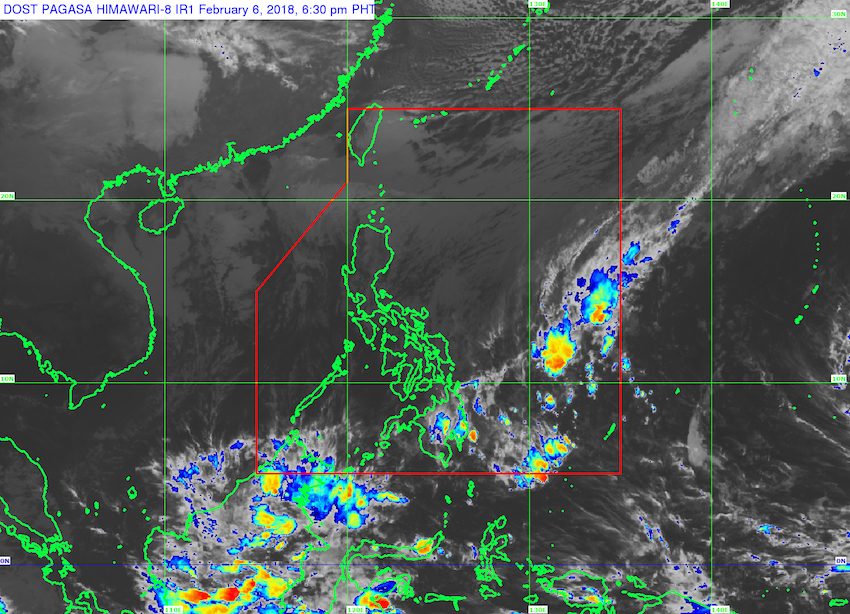 Low pressure area seen off Visayas; northeast monsoon to bring rain