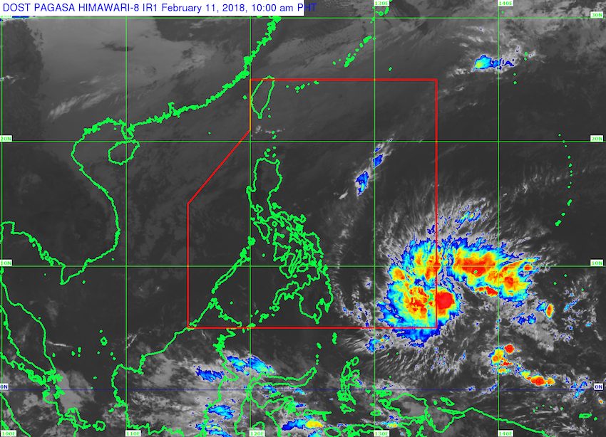 Tropical depression set to enter PAR on February 11