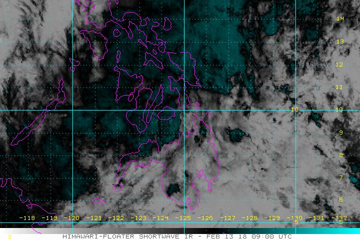 Tropical Depression Basyang slightly weakens over Bohol Sea